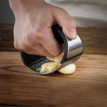 Load image into Gallery viewer, STAINLESS STEEL GARLIC PRESS
